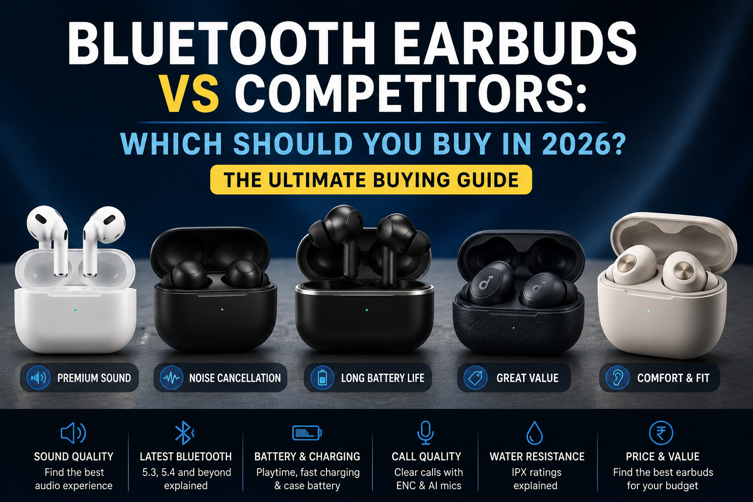 Bluetooth Earbuds vs Competitors: Which Should You Buy in 2026?