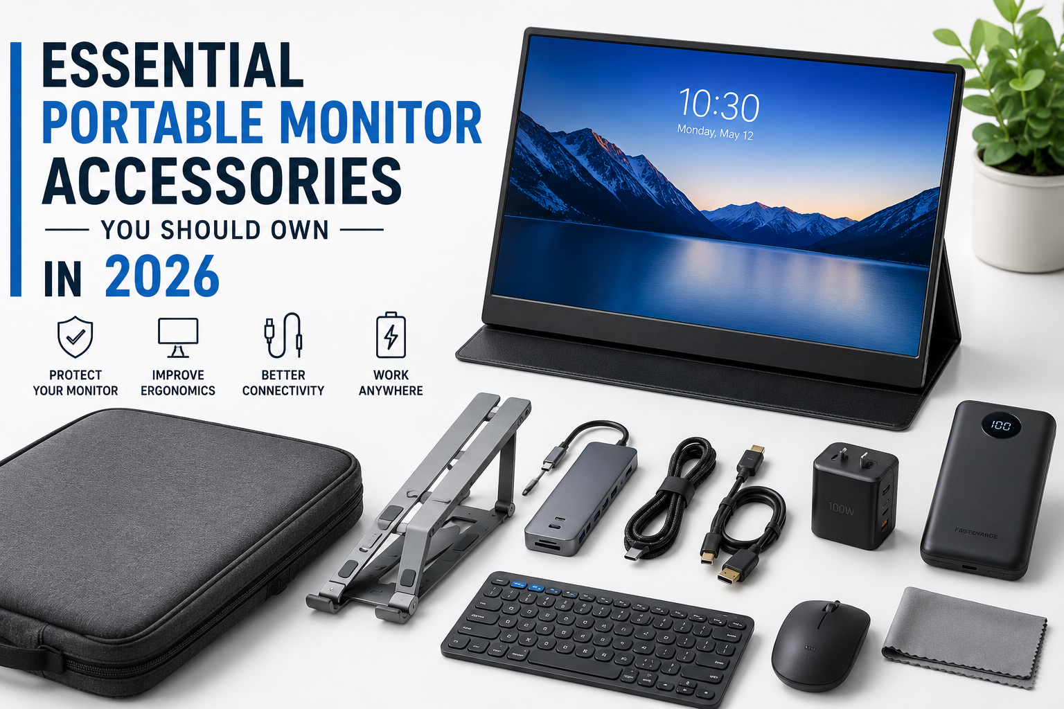Essential Portable Monitor Accessories You Need in 2026
