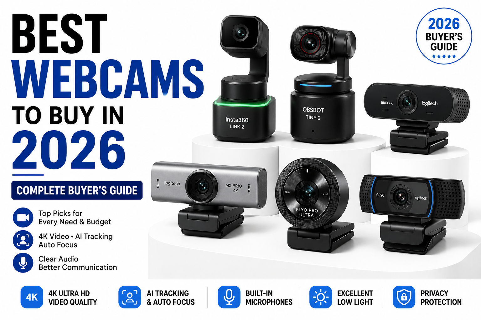 Best Webcams to Buy in 2026 – Complete Buyer’s Guide