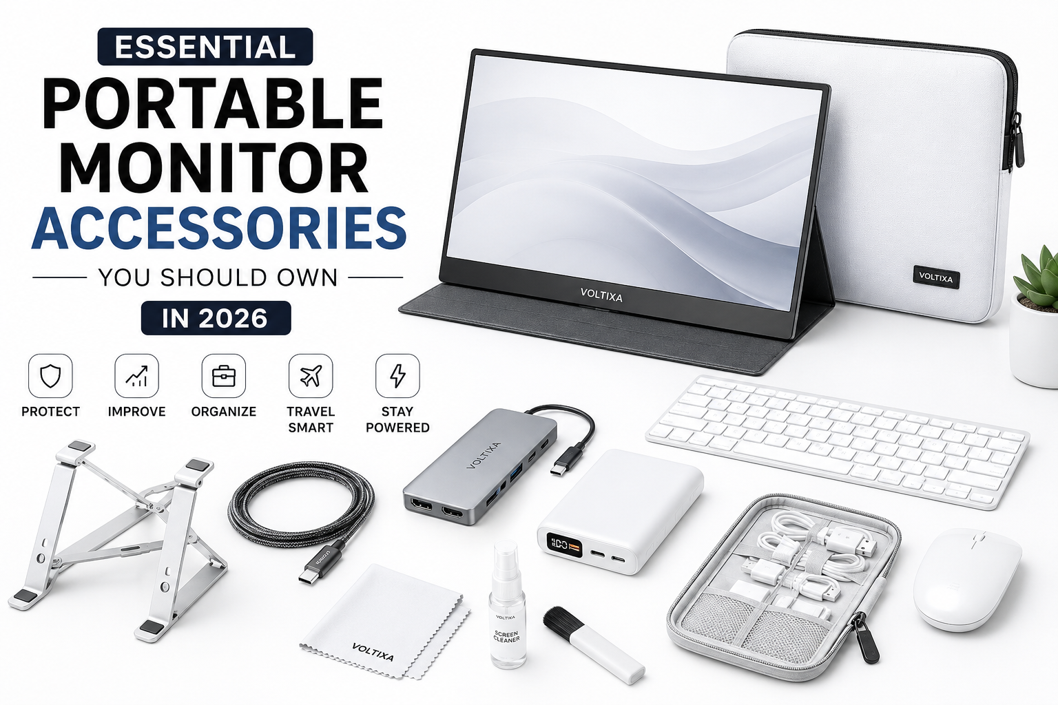 Essential Portable Monitor Accessories You Should Own in 2026