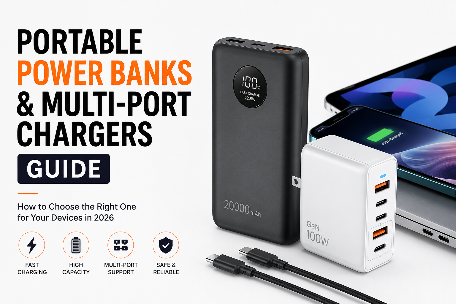 Portable Power Banks and Multi-Port Chargers Buying Guide 2026