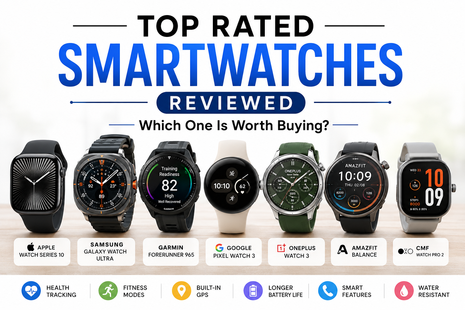 Top Rated Smartwatches Reviewed: Which One Is Worth Buying?