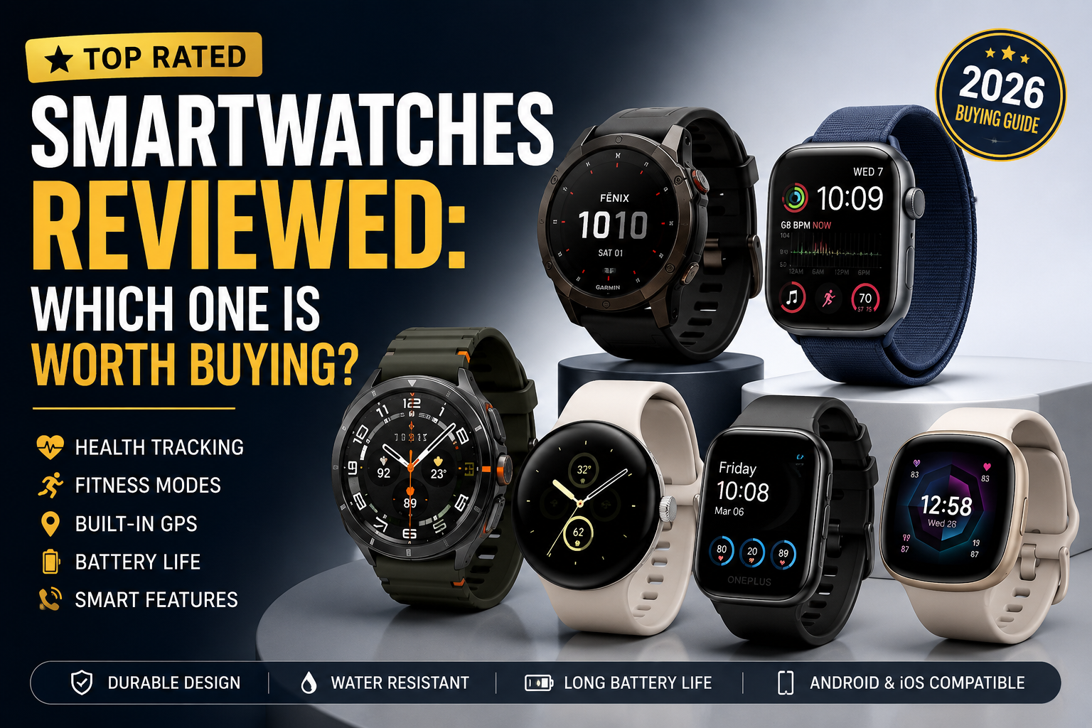 Top Rated Smartwatches Reviewed: Which One Is Worth Buying?