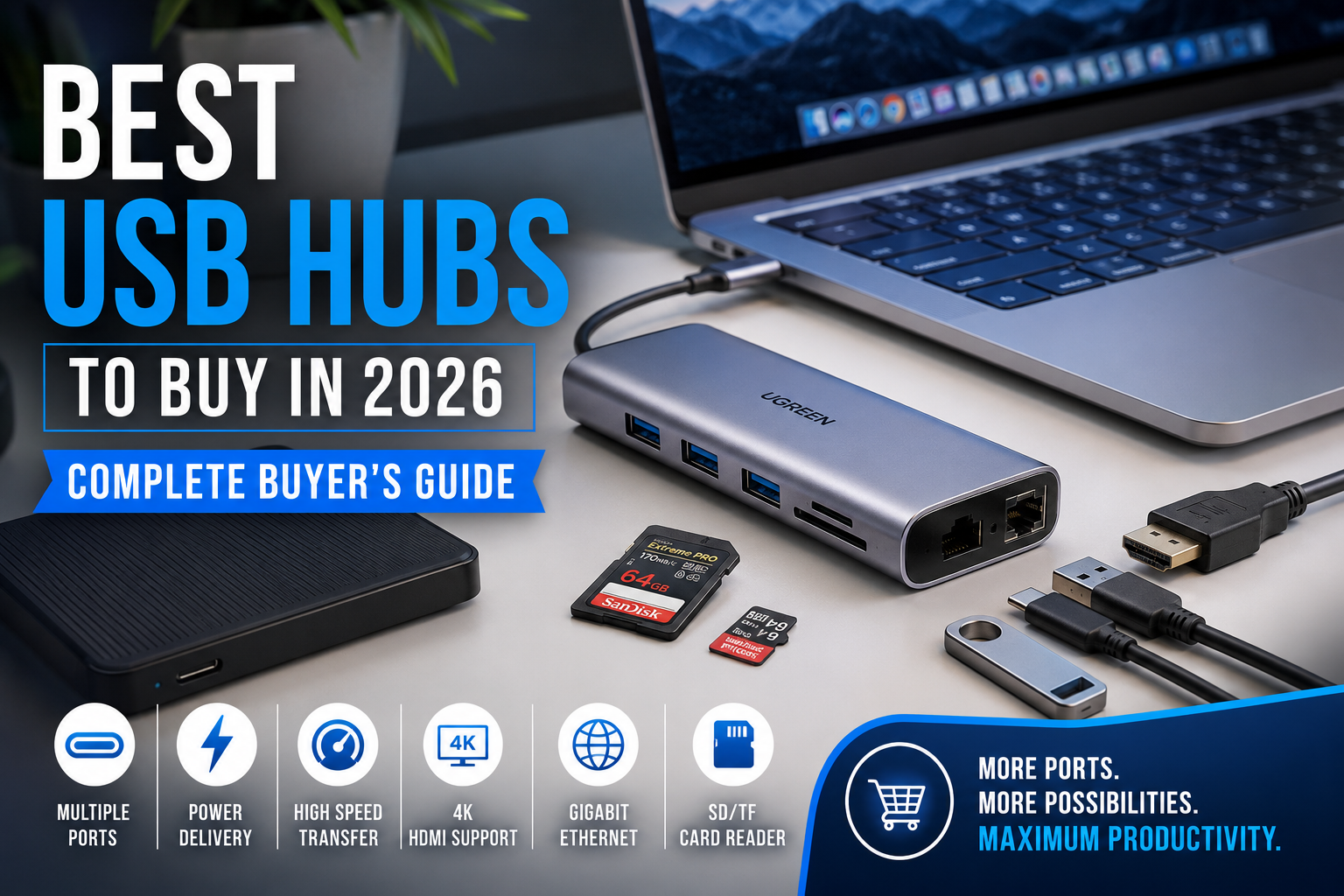 Best USB Hubs to Buy in 2026 – Complete Buyer’s Guide