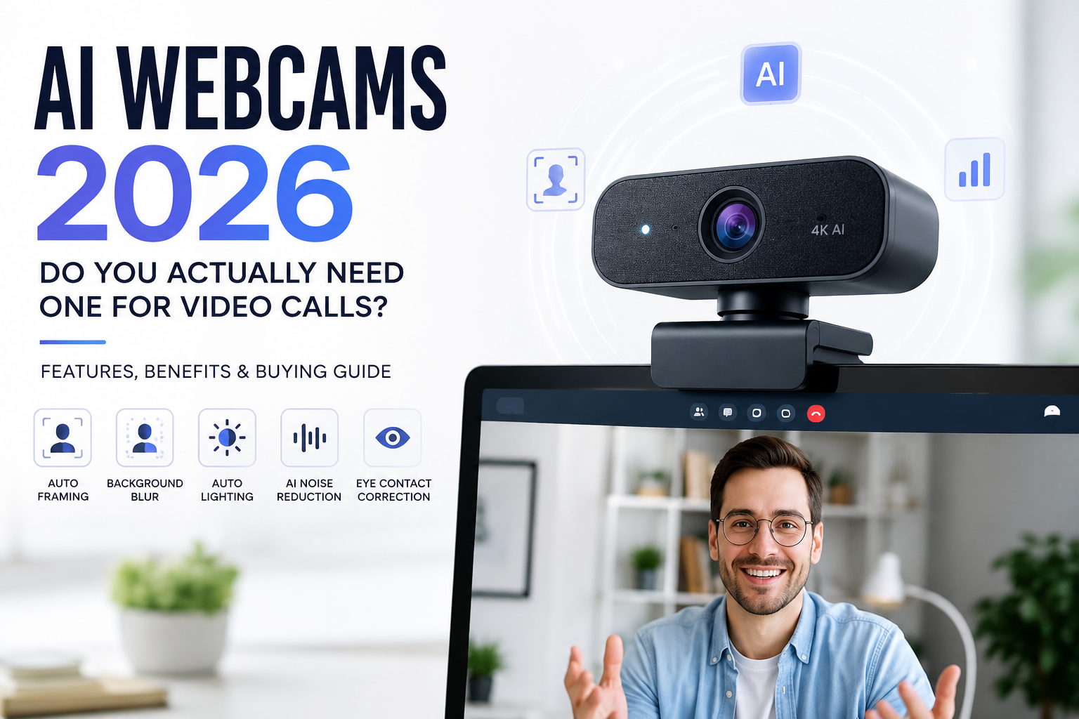 AI Webcams 2026: Smart Features for Better Video Calls