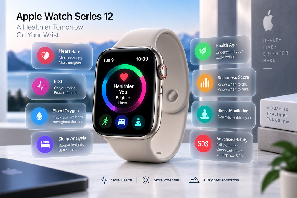 Apple Watch Series 12 health sensing system