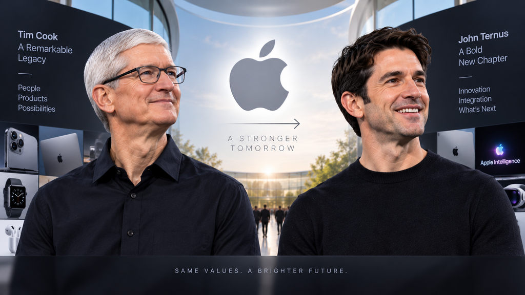 - Apple's leadership transition reflects a carefully planned succession strategy.