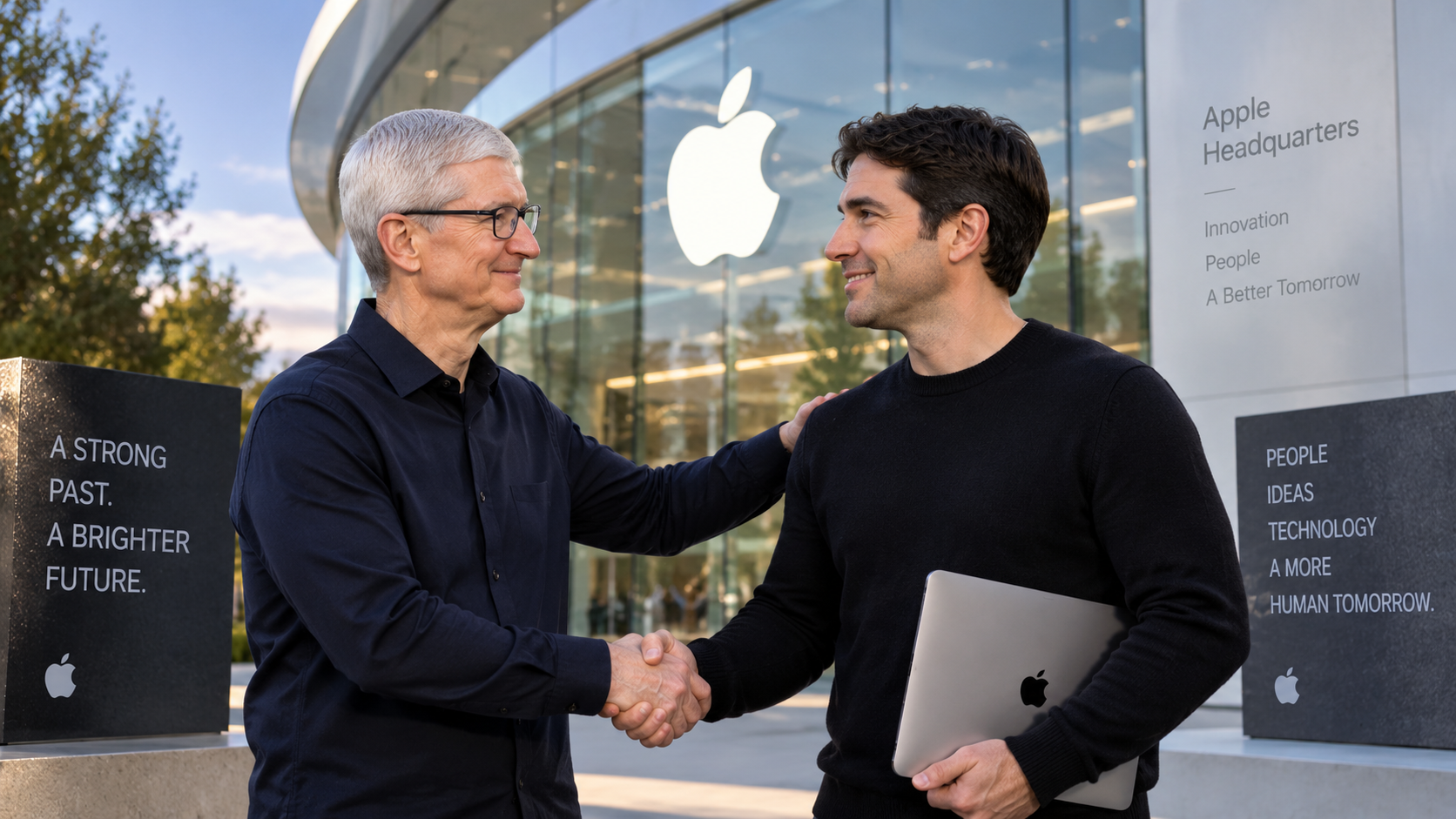 Tim Cook Apple CEO Transition at Apple headquarters