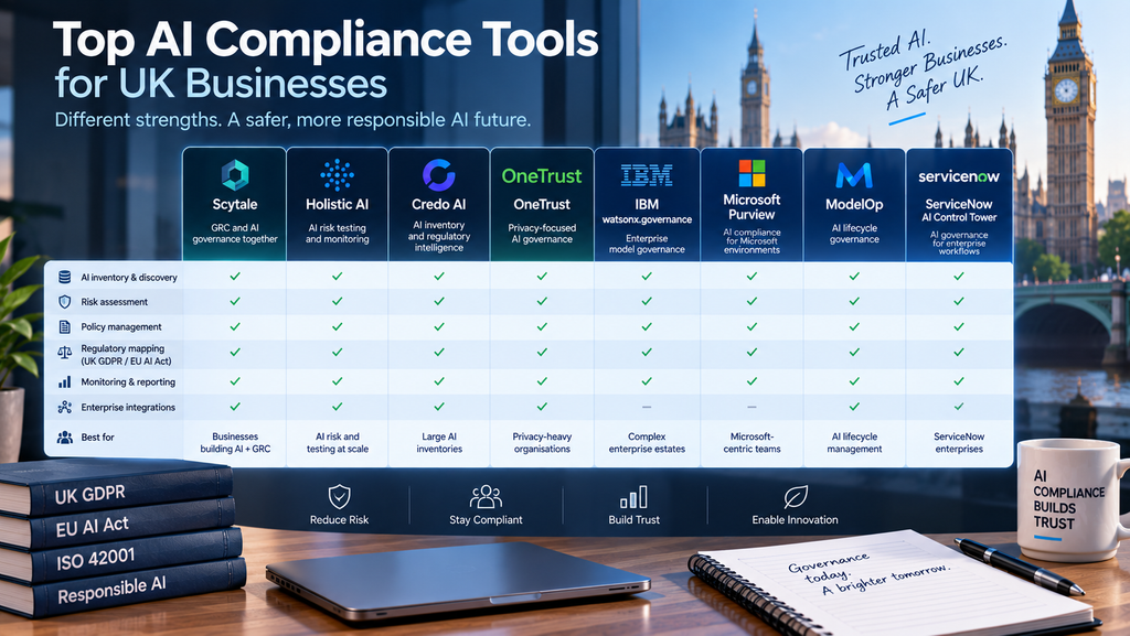 best AI compliance tools for UK businesses