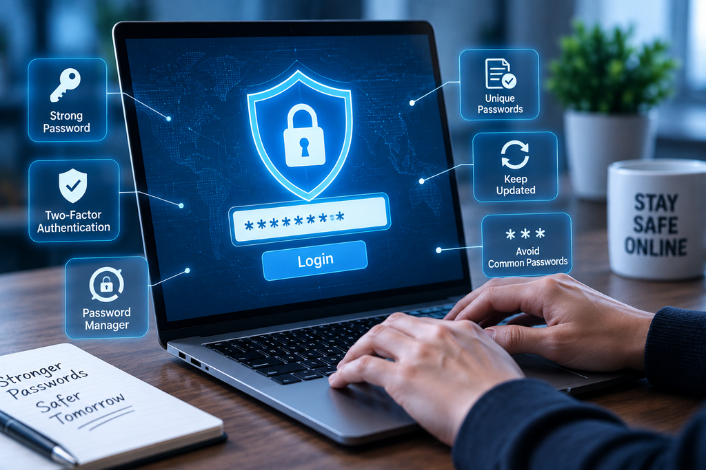 Cybersecurity Stay Safe in the Digital World Password Security