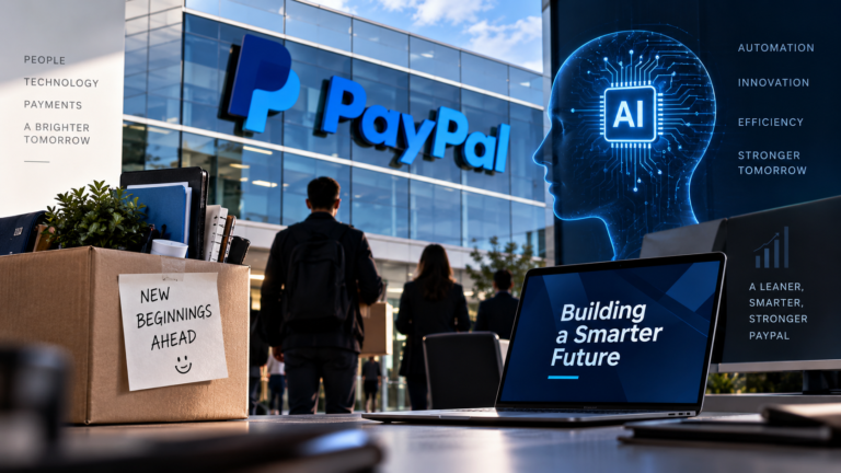 PayPal Layoffs 2026 global restructuring and AI transformation