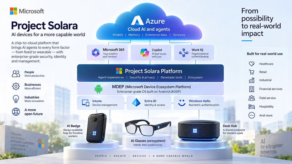 Microsoft Project Solara AI device platform