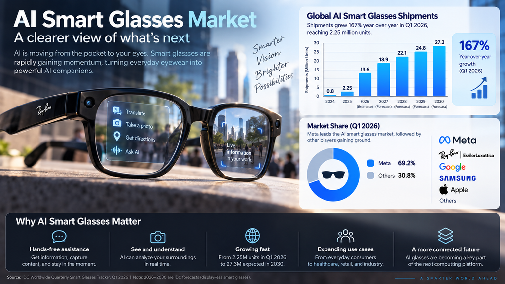AI smart glasses and wearable computing market