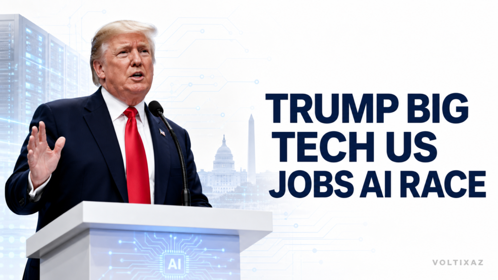 Trump Big Tech US Jobs AI Race
