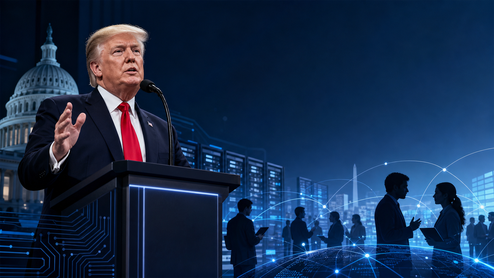 Trump Big Tech US Jobs AI Race